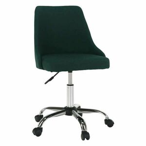 Irodai szék, smaragd színű/króm, EDIZ kép