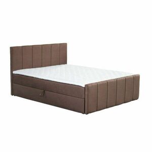 Boxspring ágy, 160x200, barna, STAR kép