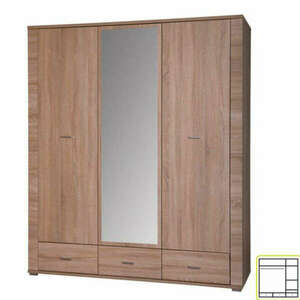 Tükrös szekrény typ 2, sonoma tölgy, GRAND kép