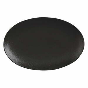 Caviar fekete kerámia tányér, 25 x 16 cm - Maxwell & Williams kép