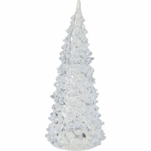 Színes fa karácsonyi LED dekoráció , 17 cm kép