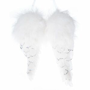 Christmas wings Angyal toll szárnyak fehér, 31 x 25 x 8 cm kép