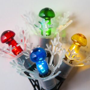 Astra LED mini Légyölő galóca fényfüzér színes, 20 izzó kép