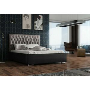 REBECA kárpitozott ágy + ágyrács + matrac, Siena03 kristállyal/Dolaro08, 160x200 kép
