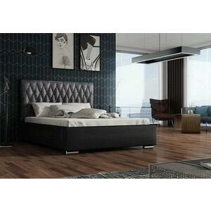 REBECA kárpitozott ágy + ágyrács + matrac, Siena05 kristállyal/Dolaro08, 180x200 kép