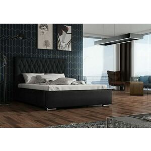 REBECA kárpitozott ágy+ágyrács, Siena01 gombbal/Dolaro08, 160x200 kép