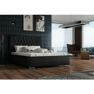 REBECA kárpitozott ágy+ágyrács+matrac, Siena01 gombbal/Dolaro08, 160x200 kép