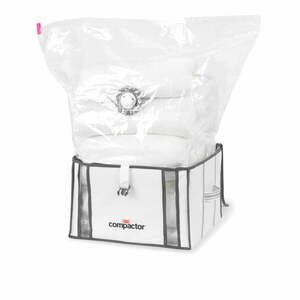 Life 3D Vacuum Bag 2 db fehér tárolódoboz vákuumos huzattal, 40 x 25 cm - Compactor kép