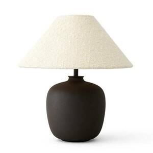 Audo Torso LED asztali lámpa, barna/fehér, 37 cm kép