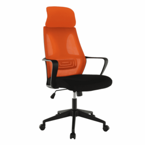 Irodai szék, fekete/narancssárga, TAXIS NEW kép
