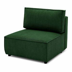 Zöld kordbársony kanapé modul (variálható) Nihad modular – Bobochic Paris kép
