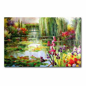 Impressionist Garden fali vászonkép, 70 x 45 cm kép