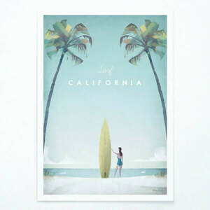 Poszter California, 30x40 cm - Travelposter kép