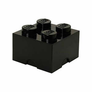 Négyszögletes fekete tárolódoboz - LEGO® kép