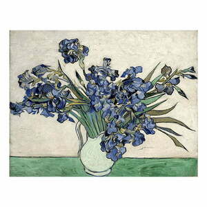 Vincent van Gogh - Irises 2 festményének másolata, 40 x 26 cm kép