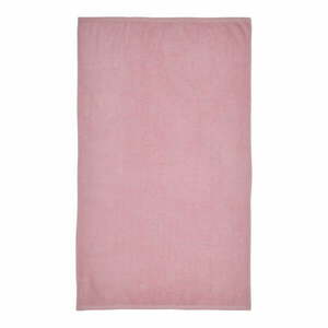 Rózsaszín gyorsan száradó pamut fürdőlepedő 120x70 cm Quick Dry - Catherine Lansfield kép