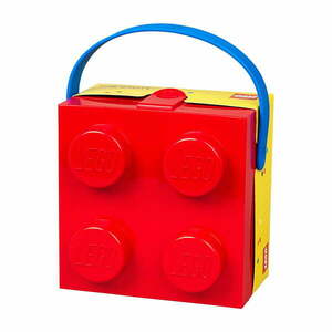 Piros tárolódoboz fogantyúval - LEGO® kép