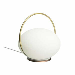 Fehér-aranyszínű LED asztali lámpa (magasság 19 cm) Orbit – UMAGE kép