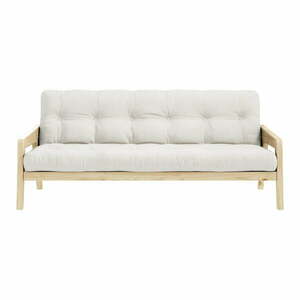 Grab fehér-bézs kinyitható kanapé 204 cm - Karup Design kép