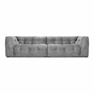 Vesta szürke bársony kanapé, 280 cm - Windsor & Co Sofas kép