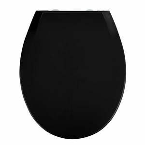 Kos fekete WC-ülőke, 44 x 37 cm - Wenko kép