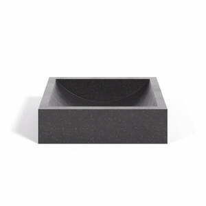 Sunday fekete terrazzo mosdókagyló, 40 x 45 cm - Kave Home kép