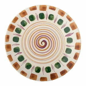 Zöld-barna agyagkerámia tányér ø 27 cm Shama – Bloomingville kép