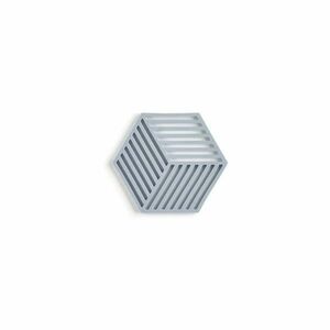 Hexagon szürkéskék szilikonos edényalátét - Zone kép