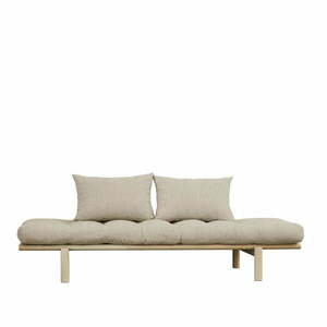 Pace bézs len kanapé 200 cm - Karup Design kép