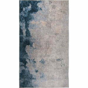 Kék-krémszínű mosható szőnyeg 150x80 cm - Vitaus kép