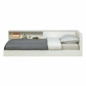 Connect fehér borovi fenyő egyszemélyes ágy, 90 x 200 cm - WOOOD kép