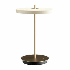 Fehér LED szabályozható asztali lámpa fém búrával (magasság 31 cm) Asteria Move – UMAGE kép