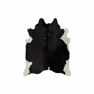 Fekete szőrme szőnyeg 170x160 cm - Narma kép