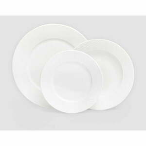 Imperio 12 db-os fehér porcelán tányér szett - Bonami Essentials kép