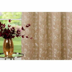 Bézs függöny 135x260 cm Lillies – Mendola Fabrics kép