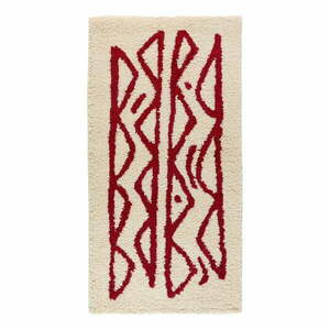 Morra krém-piros szőnyeg, 80 x 150 cm - Bonami Selection kép