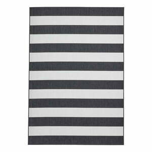 Fehér-fekete kültéri szőnyeg 160x230 cm Santa Monica – Think Rugs kép