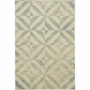 Bézs gyapjú szőnyeg 200x300 cm Tile – Agnella kép