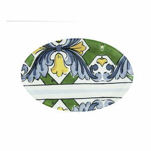 Taormina kerámia tálaló tányér, 40 x 25 cm - Villa Altachiara kép