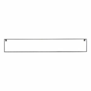 Meert fekete polc, hosszúság 100 cm - WOOOD kép
