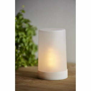 Flame Candle fehér LED fénydekoráció, magasság 14, 5 cm - Star Trading kép