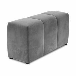 Szürke bársony karfa moduláris kanapéhoz Rome Velvet - Cosmopolitan Design kép