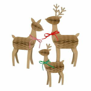 Karácsonyi figura készlet 3 db-os Reindeer Family – Meri Meri kép