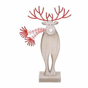 Karácsonyi rénszarvas figura sállal - Ego Dekor kép
