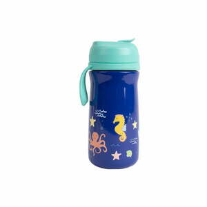Kék rozsdamentes gyerek ivópalack 370 ml Ocean - Ladelle kép