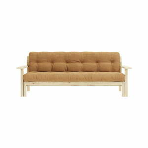 Mustársárga kinyitható kanapé 190 cm Unwind – Karup Design kép
