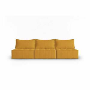 Sárga kanapé 240 cm Mike – Micadoni Home kép