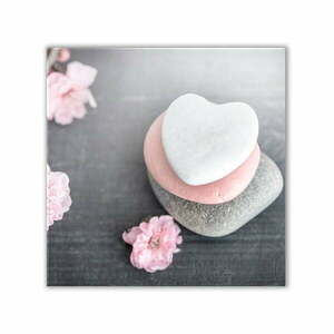 Glasspik Spa & Zen Heart Stone kép, 30 x 30 cm - Styler kép