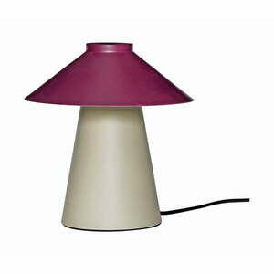 Lila-bézs fém asztali lámpa Chipper - Hübsch kép