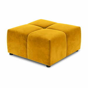 Sárga bársony kanapé modul Rome Velvet - Cosmopolitan Design kép